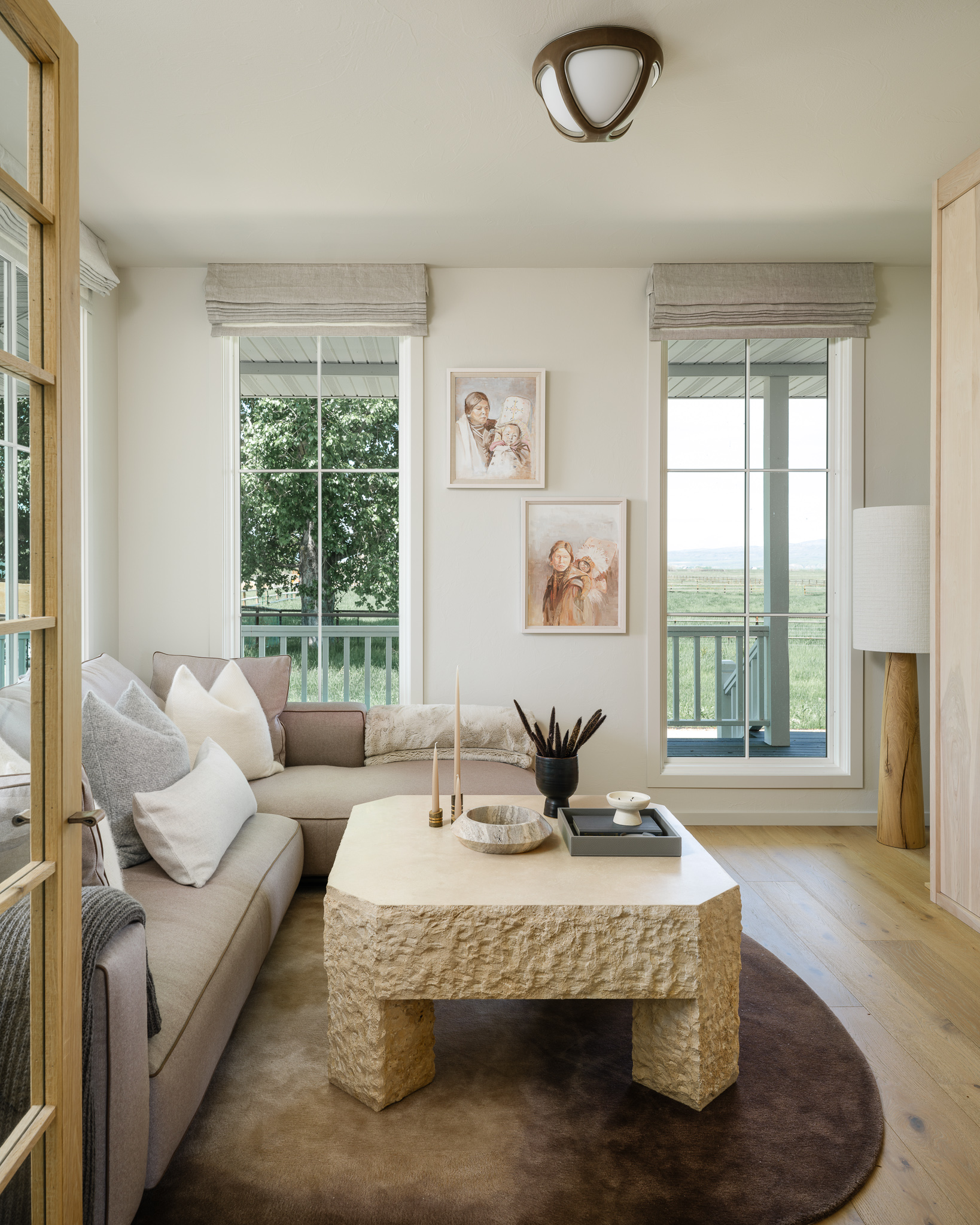 Interior at Dry Creek Ranch, living volume